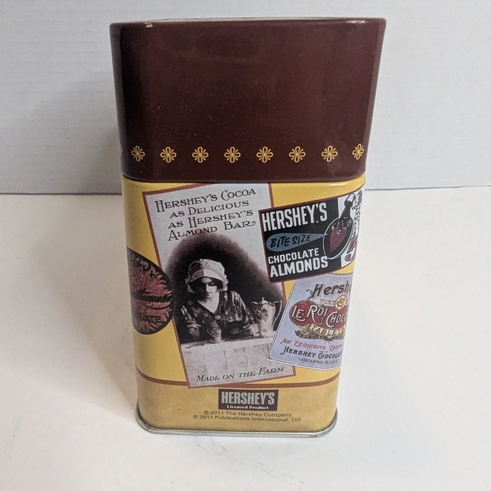 Hershey's Vintage Tin Box With Recipe Cards